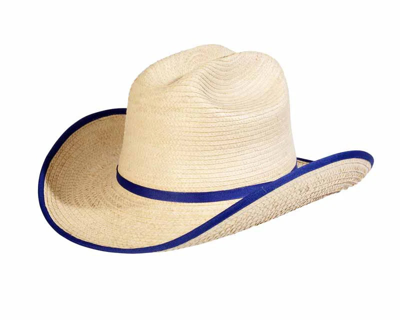 Sunbody Cattleman Kids Bound Palm Leaf Hat