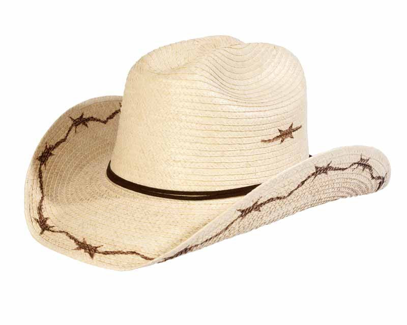 Sunbody Barbed Wire Kids Palm Leaf Hat