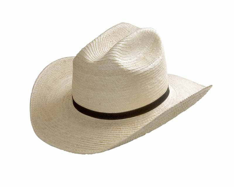 Sunbody Cattleman Kids Palm Leaf Hat