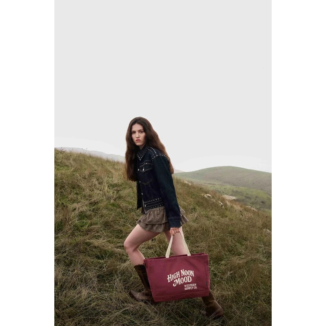 High Noon Rebel Weekender Bag in Ruby Wine Myra Bags