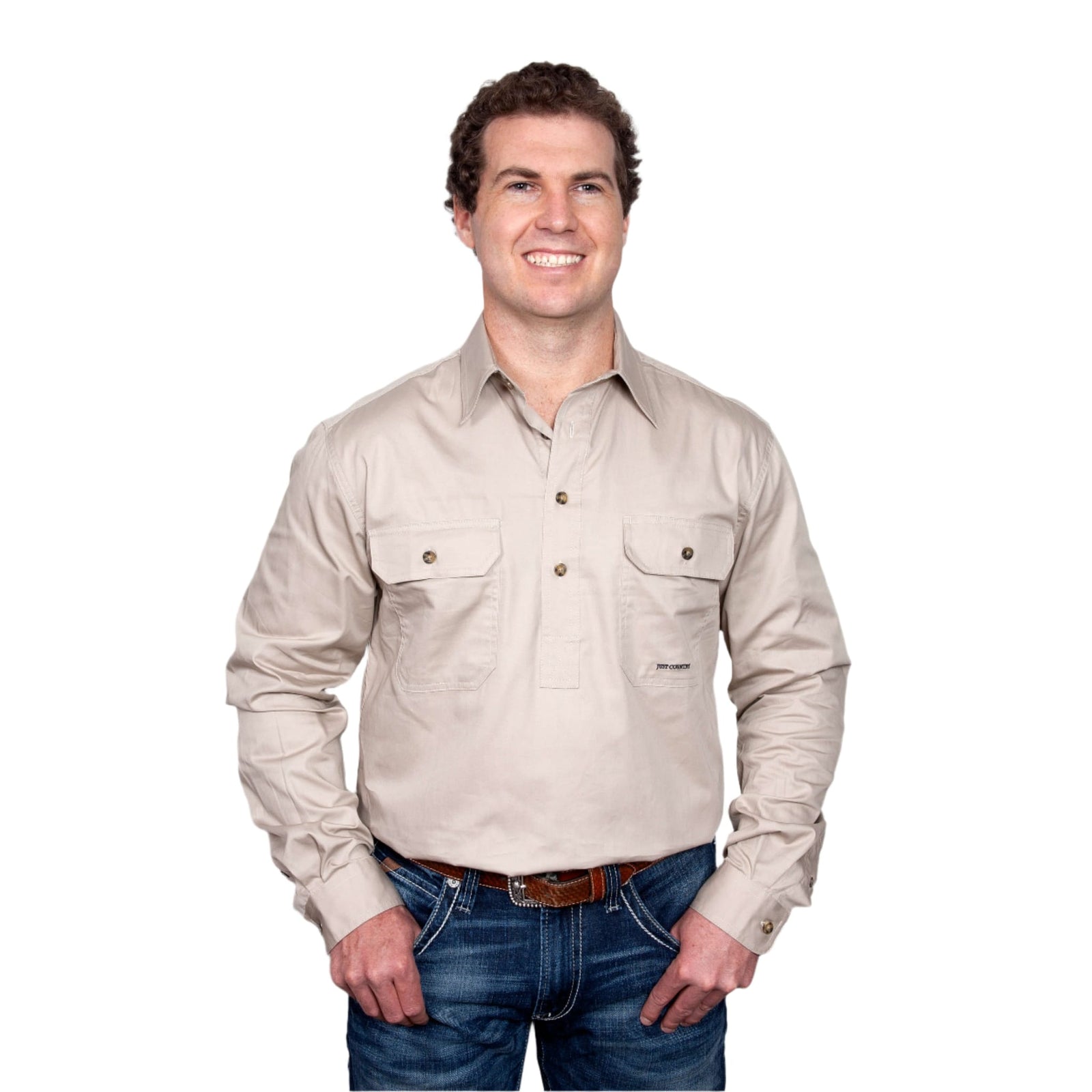 Just Country Men's Cameron L/S Workshirt Just Country