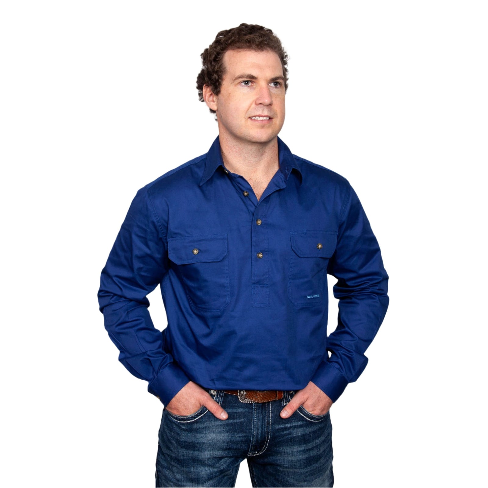 Just Country Men's Cameron L/S Workshirt Just Country