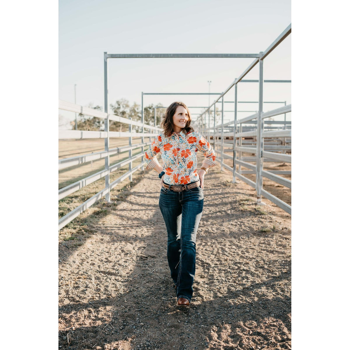 Kitty Fordè Margie Printed Long Sleeve Shirt Kitty Fordè