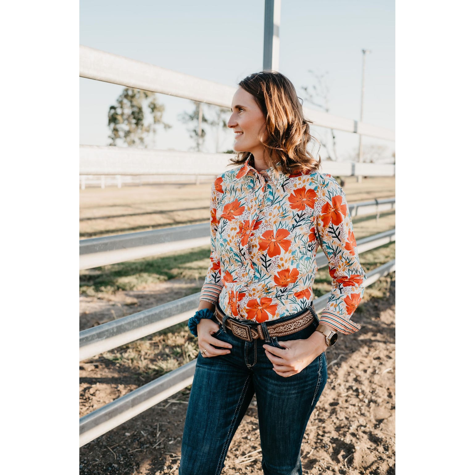 Kitty Fordè Margie Printed Long Sleeve Shirt Kitty Fordè