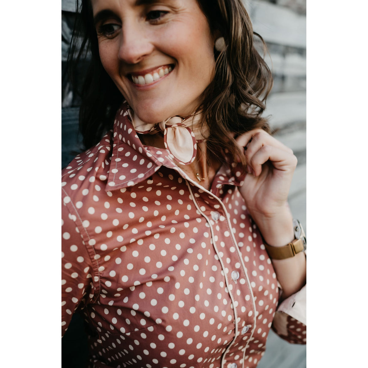 Kitty Fordè Petrina Printed Long Sleeve Shirt Kitty Fordè