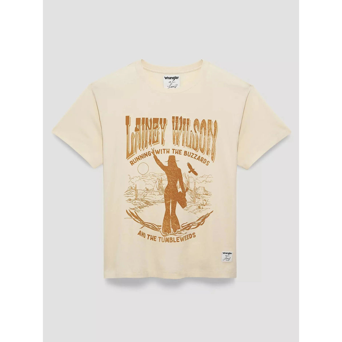 Lainey Wilson x Wrangler Buzzards Oversized Tee Wrangler