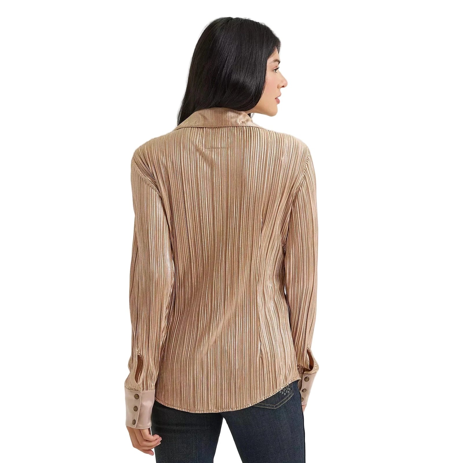 Lainey Wilson x Wrangler Rose Gold Lainey Snap Shirt Wrangler