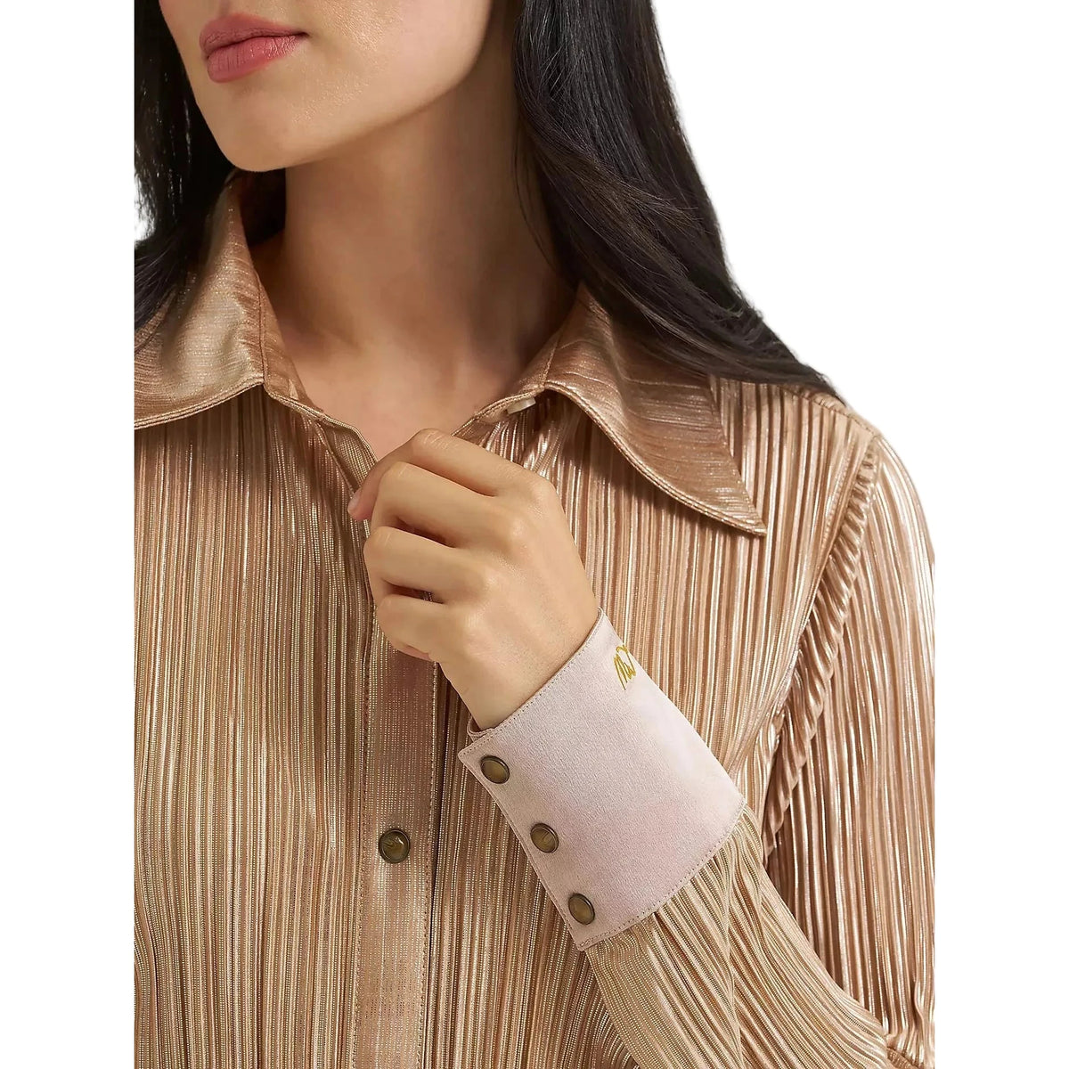 Lainey Wilson x Wrangler Rose Gold Lainey Snap Shirt Wrangler