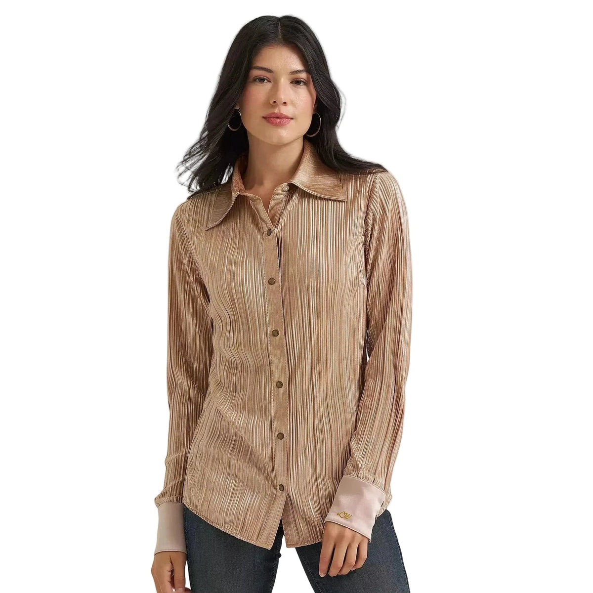 Lainey Wilson x Wrangler Rose Gold Lainey Snap Shirt Wrangler