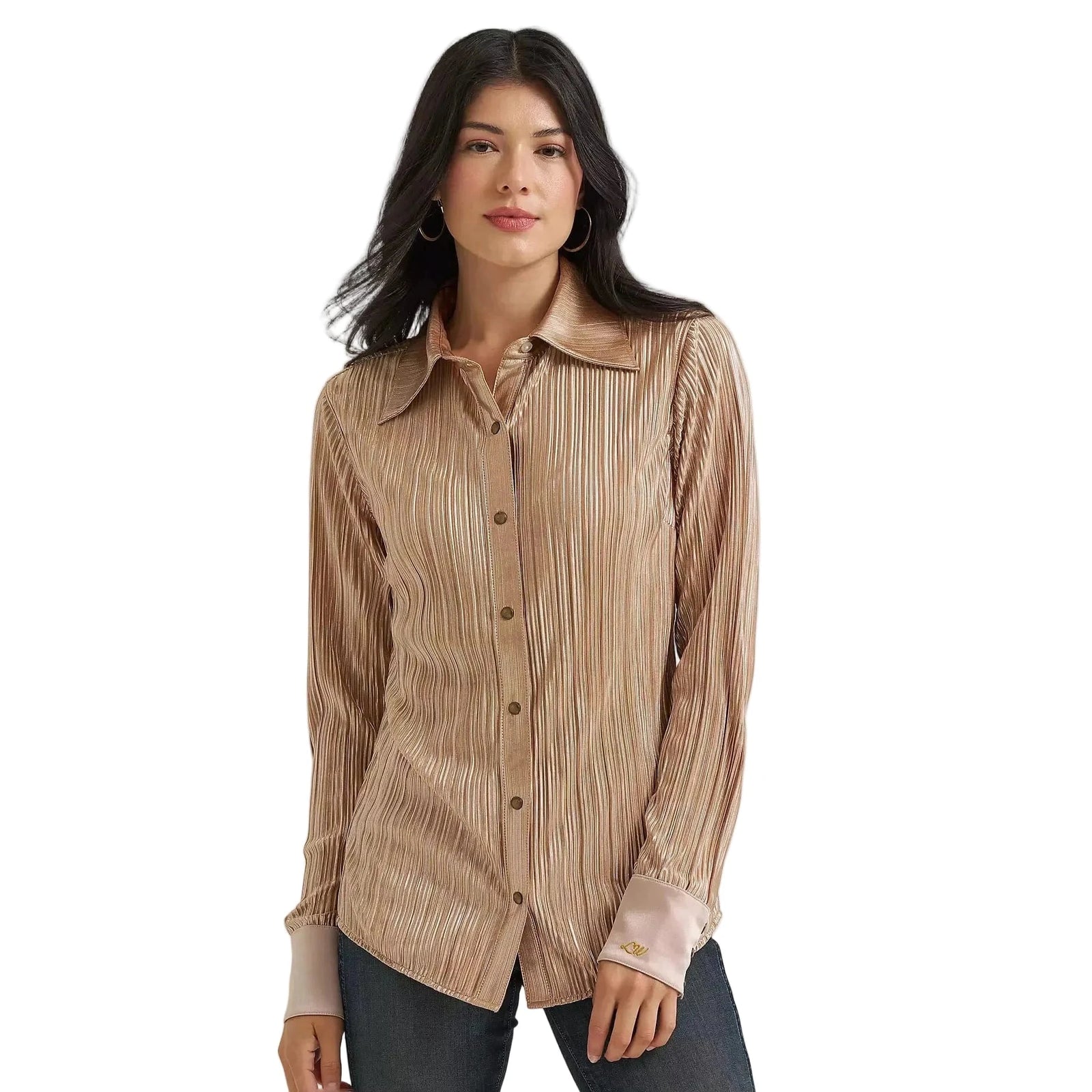 Lainey Wilson x Wrangler Rose Gold Lainey Snap Shirt Wrangler