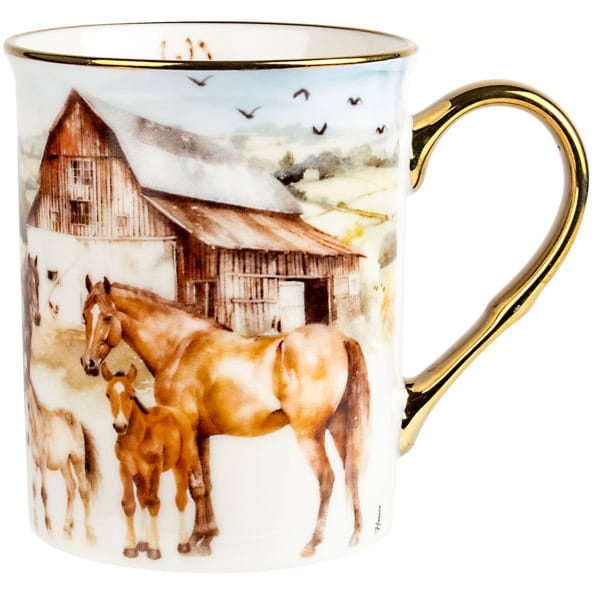 Landmark Gifts Horses Farm Mug Landmark Gifts