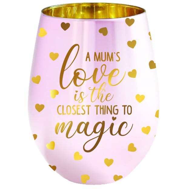Landmark Gifts Mums Love Stemless Glass Landmark Gifts