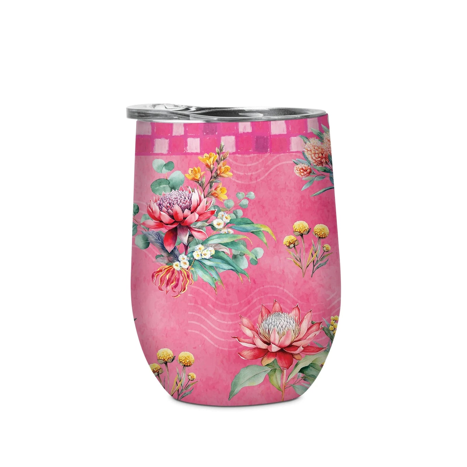 Lisa Pollock 350ml Bevvy - Pretty Postage Florals Lisa Pollock