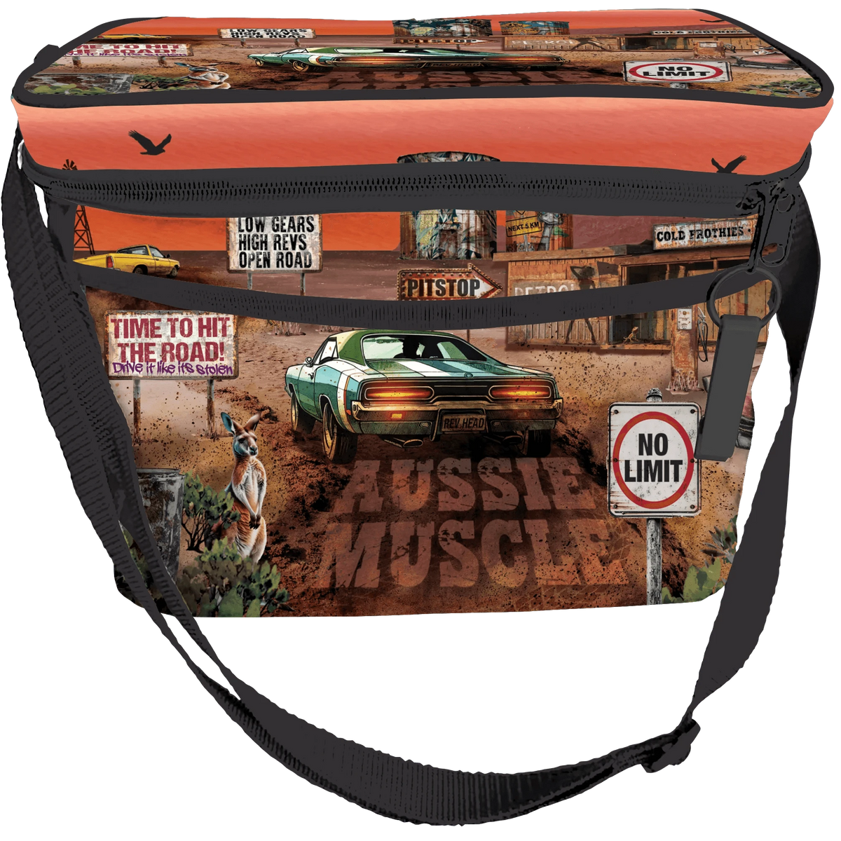 Lisa Pollock Aussie Muscle Insulated Cooler Bag Lisa Pollock