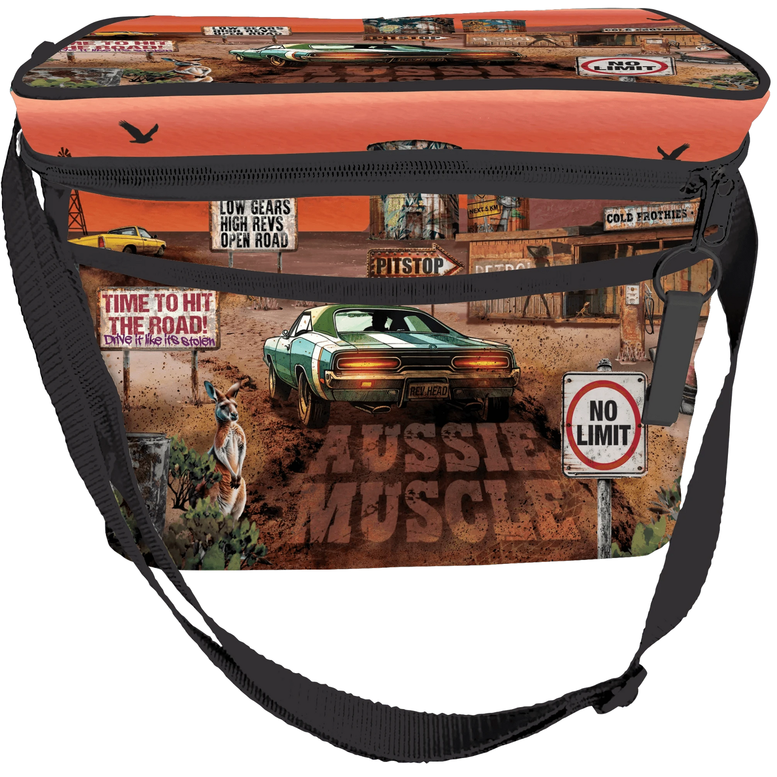 Lisa Pollock Aussie Muscle Insulated Cooler Bag Lisa Pollock