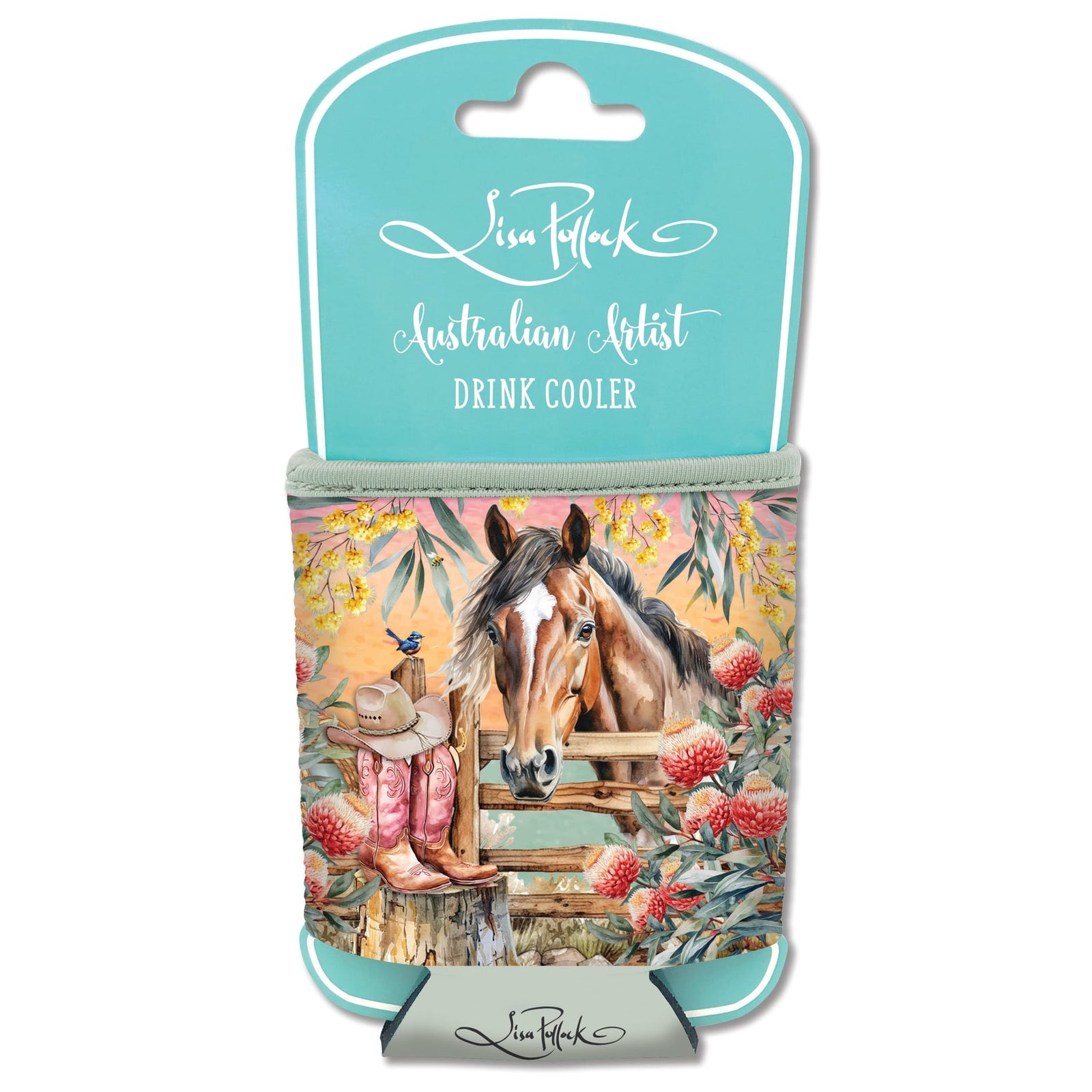 Lisa Pollock Country Dusk Can Cooler Lisa Pollock