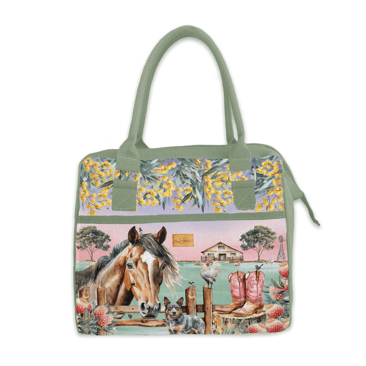 Lisa Pollock Country Dusk Lunch Cooler Lisa Pollock