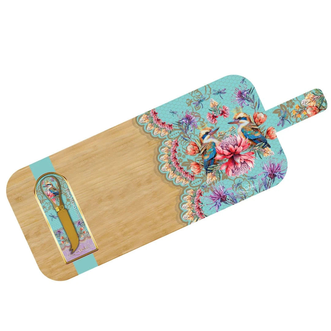 Lisa Pollock Large Resin Bamboo Platter - Vintage Kookas Lisa Pollock