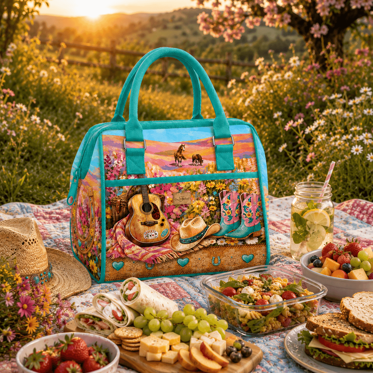 Lisa Pollock Lucky Country Lunch Cooler Lisa Pollock