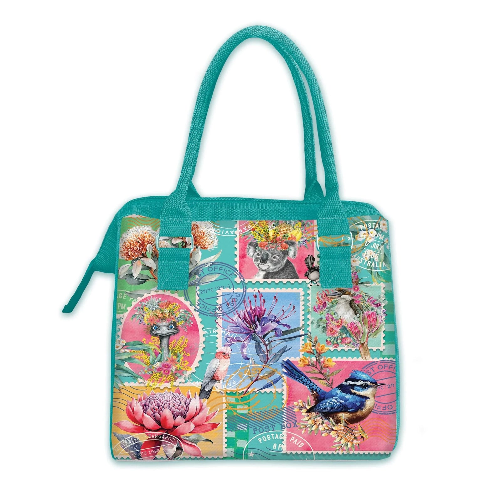 Lisa Pollock - Lunch Cooler Bag - Pretty Postage Lisa Pollock