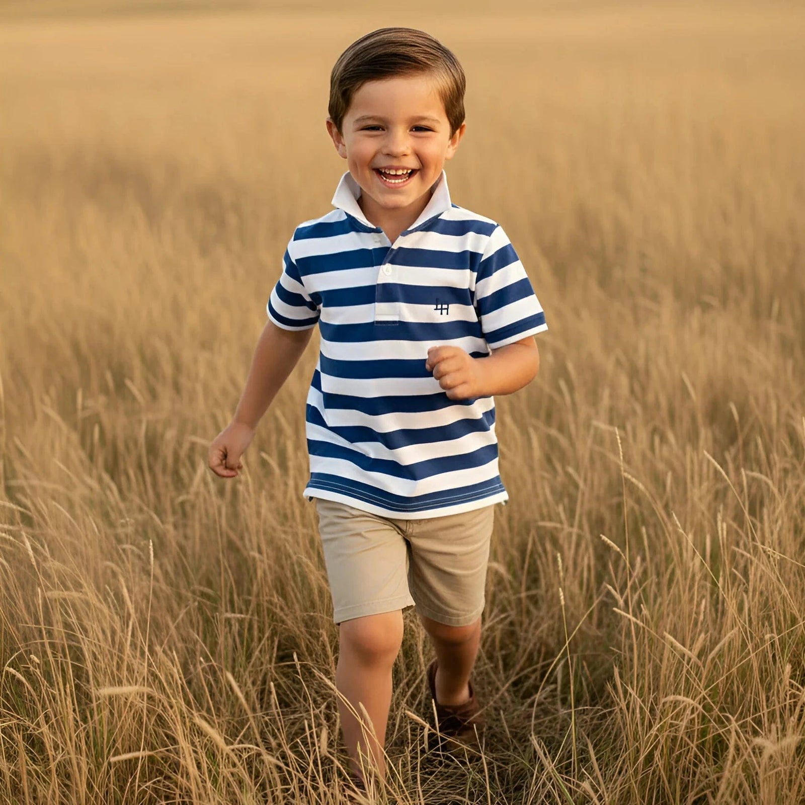 Love Henry Boy's Rugby Polo Shirt Love Henry