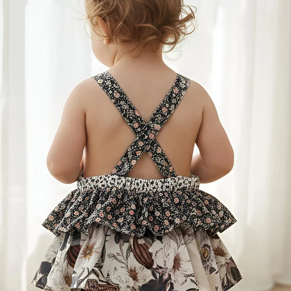 Love Henry Girl's Frilly Playsuit Love Henry