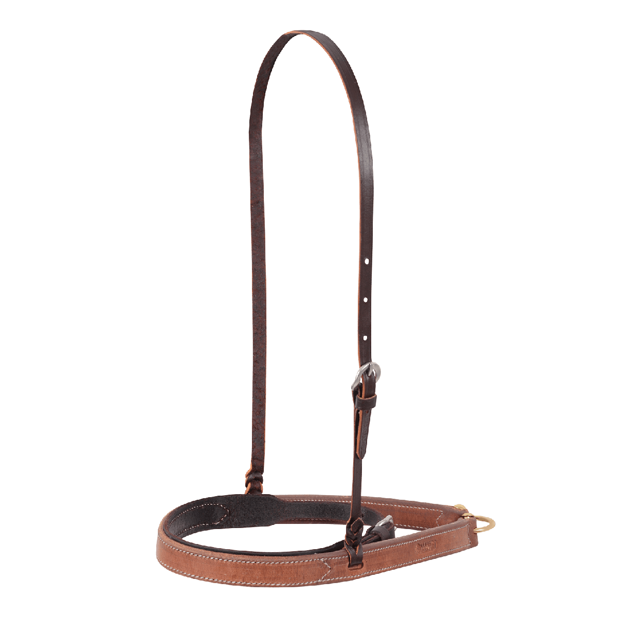 Martin Saddlery Noseband with Cavesson Stitched Harness Martin Saddlery