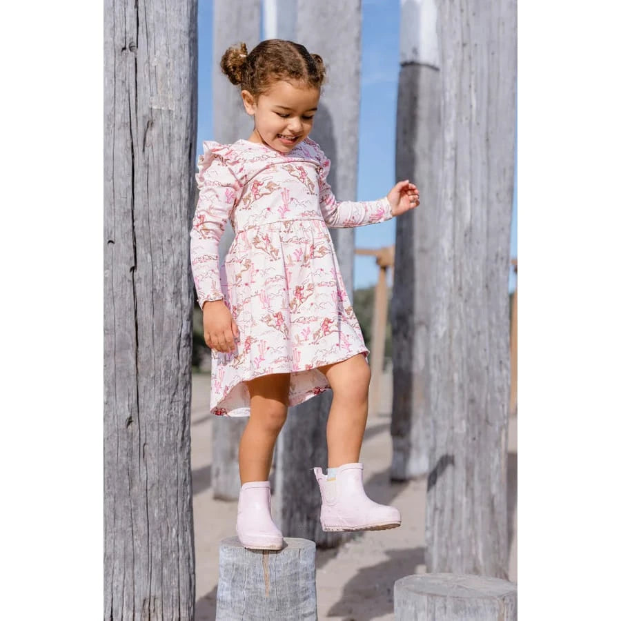Milky Girl's Rowdy Rider Dress Milky