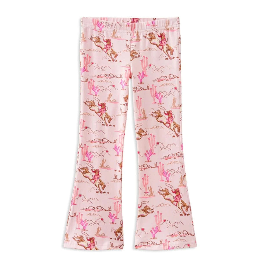 Milky Girl's Rowdy Rider Flared Leggings Milky
