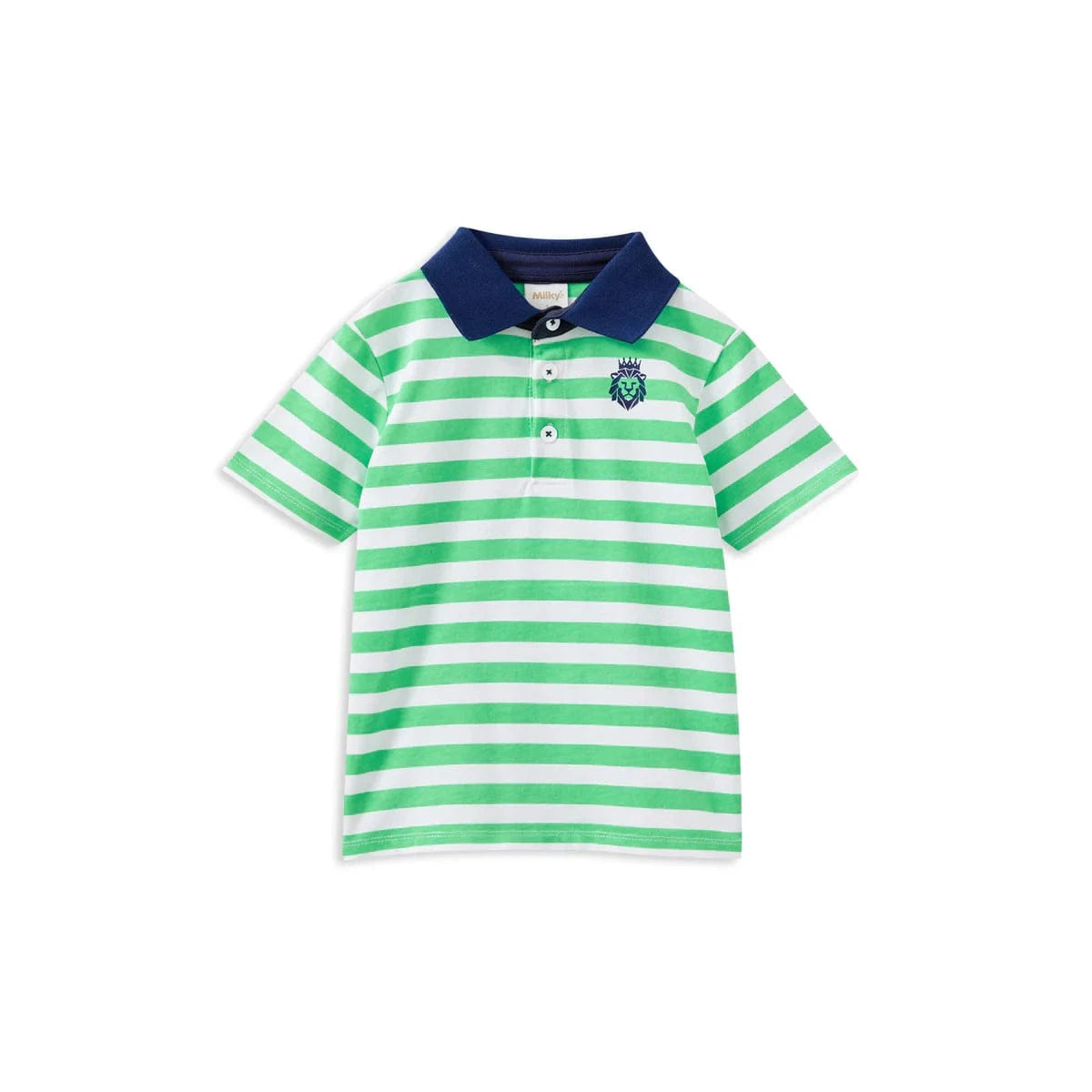 Milky Green Stripe Rugby Milky