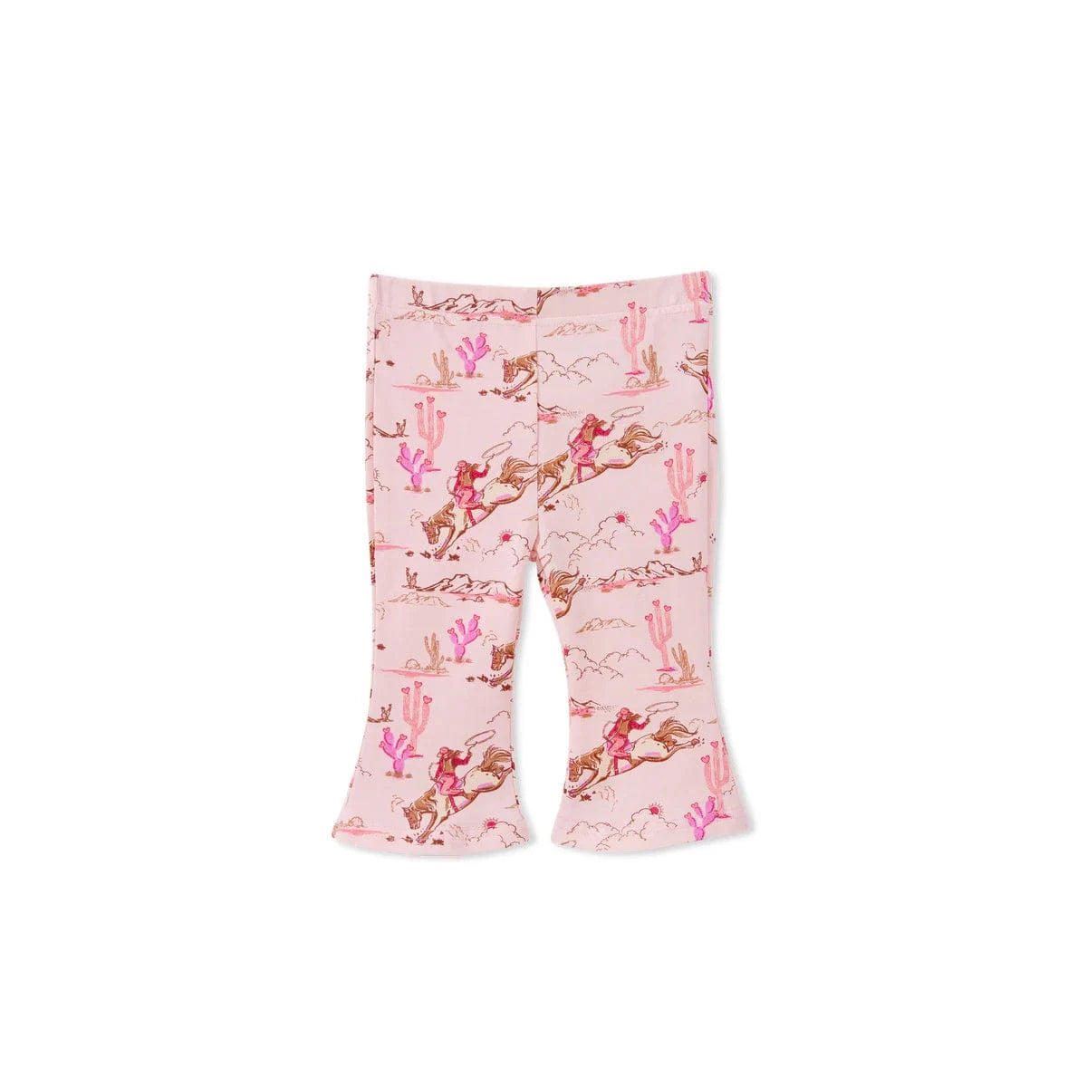 Milky Infant Girl's Rowdy Rider Flared Legging Milky