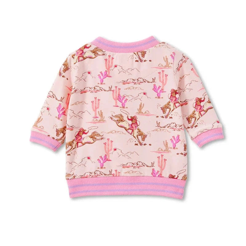 Milky Infant Girl's Rowdy Rider Top Milky