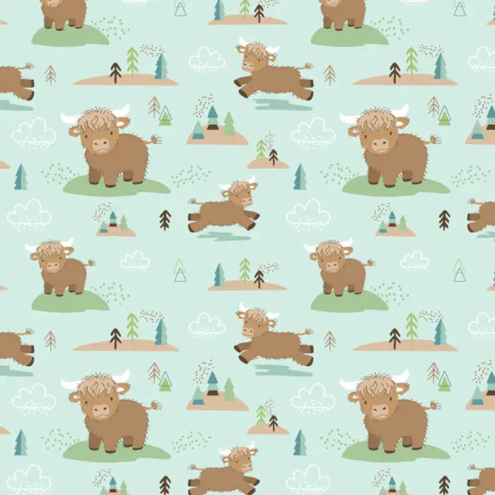 Splosh Mary Meyer Hetty Highland Cow Character Blanket