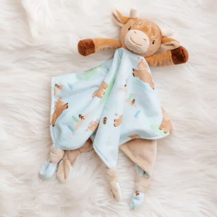 Splosh Mary Meyer Hetty Highland Cow Character Blanket