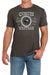 Cinch Men's Western T-Shirt. Man wearing a Cinch Western t-shirt with a graphic design on a plain background