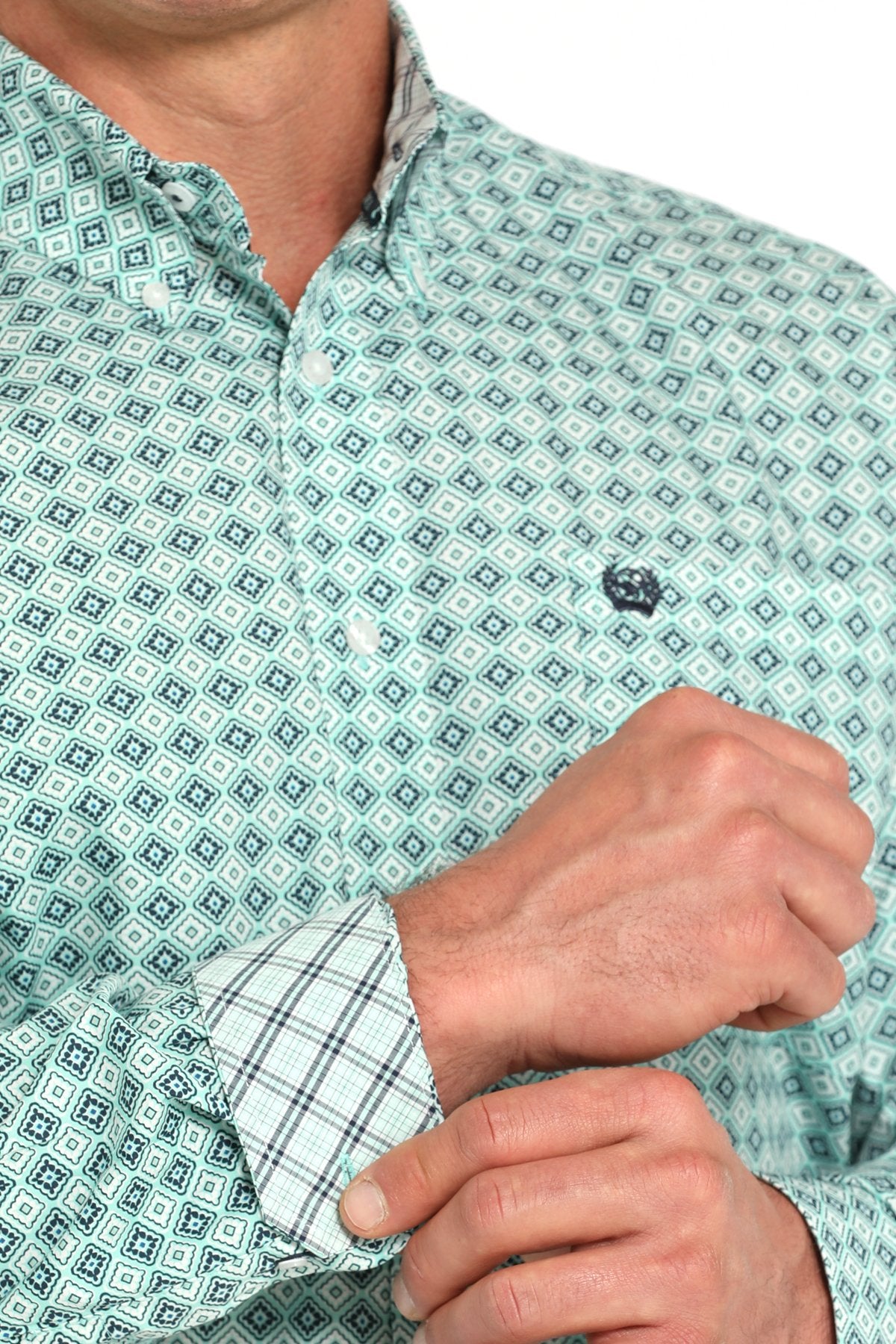 Cinch Men's Medallion Print L/S Western Shirt