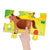 Tactile Puzzle Montessori Farm. Children's farm-themed puzzle with wooden pieces and colorful illustrations