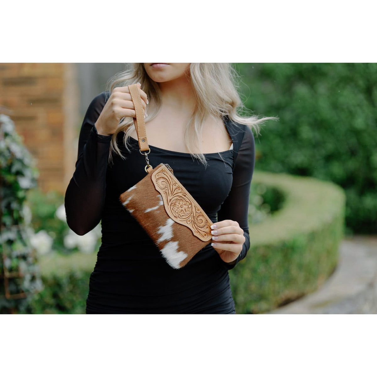 Para Tooling Leather Cowhide Clutch The Design Edge