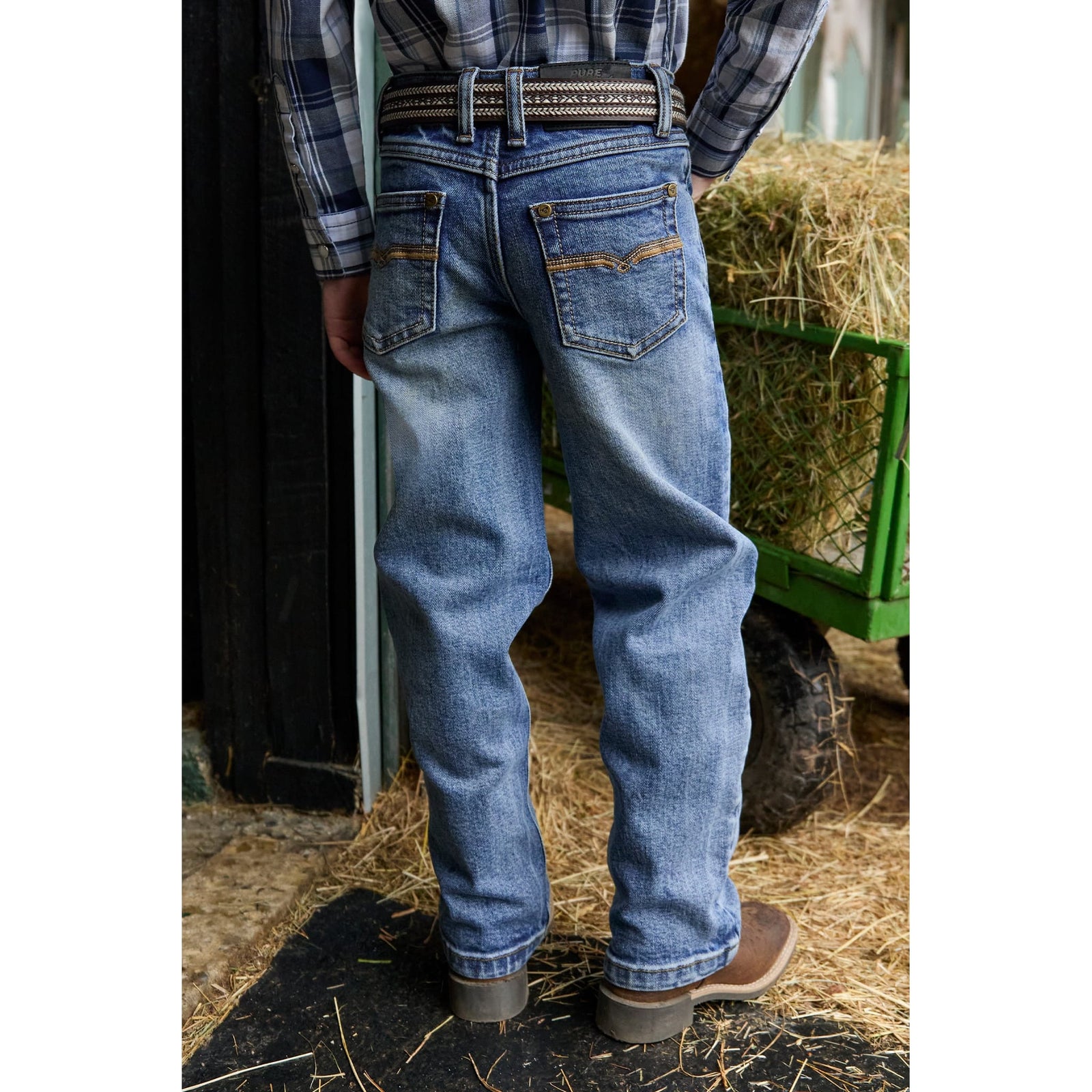 Pure Western Boy's Hawkins Straight Leg Jean Pure Western