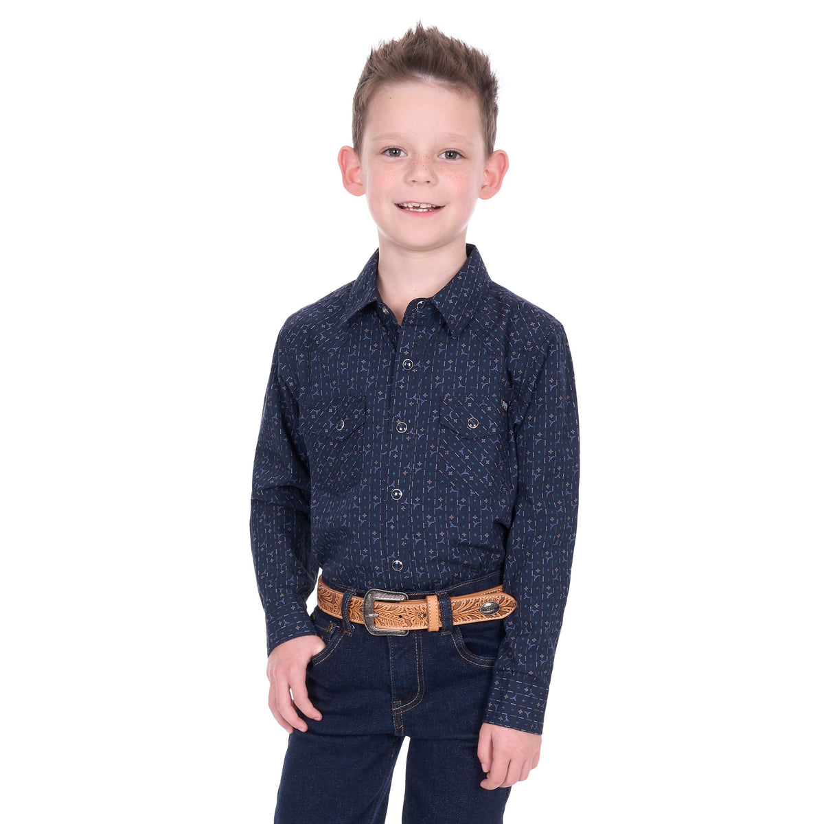 Pure Western Boy's Marc L/S Western Shirt Pure Western