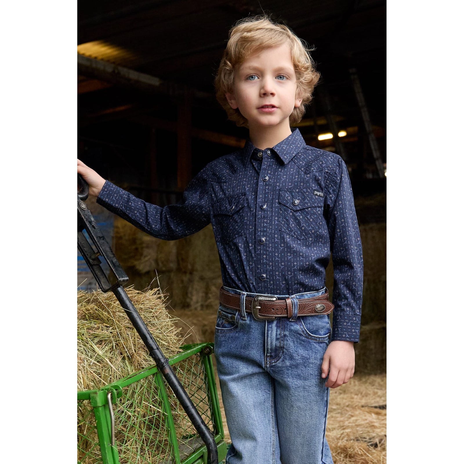 Pure Western Boy's Marc L/S Western Shirt Pure Western