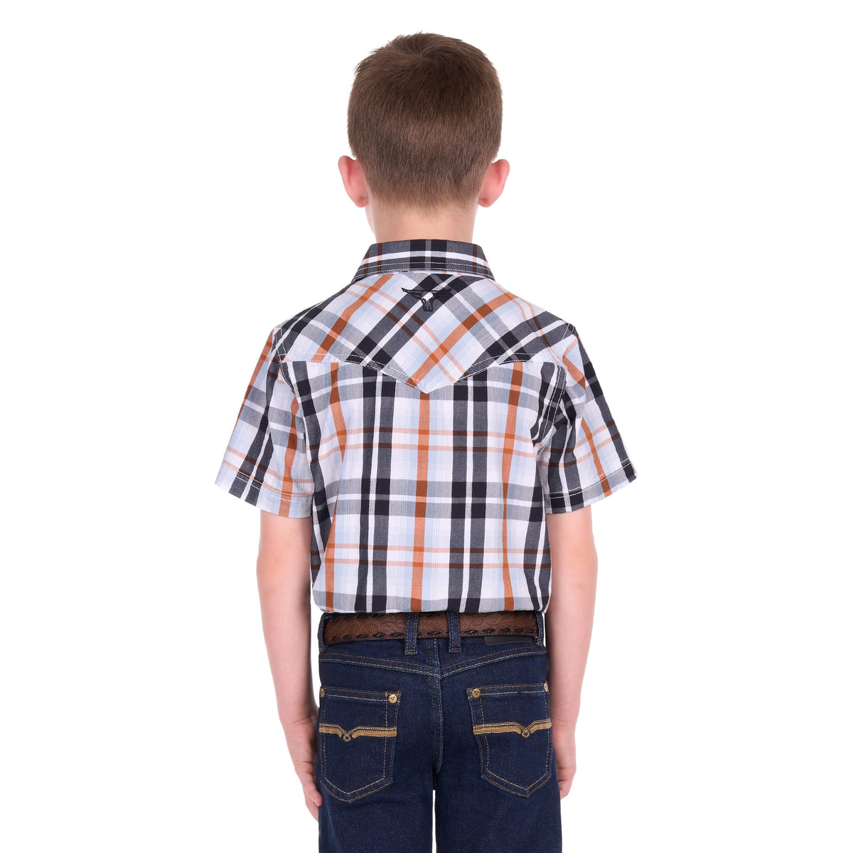 Pure Western Boy's Terry Short Sleeve Shirt Pure Western