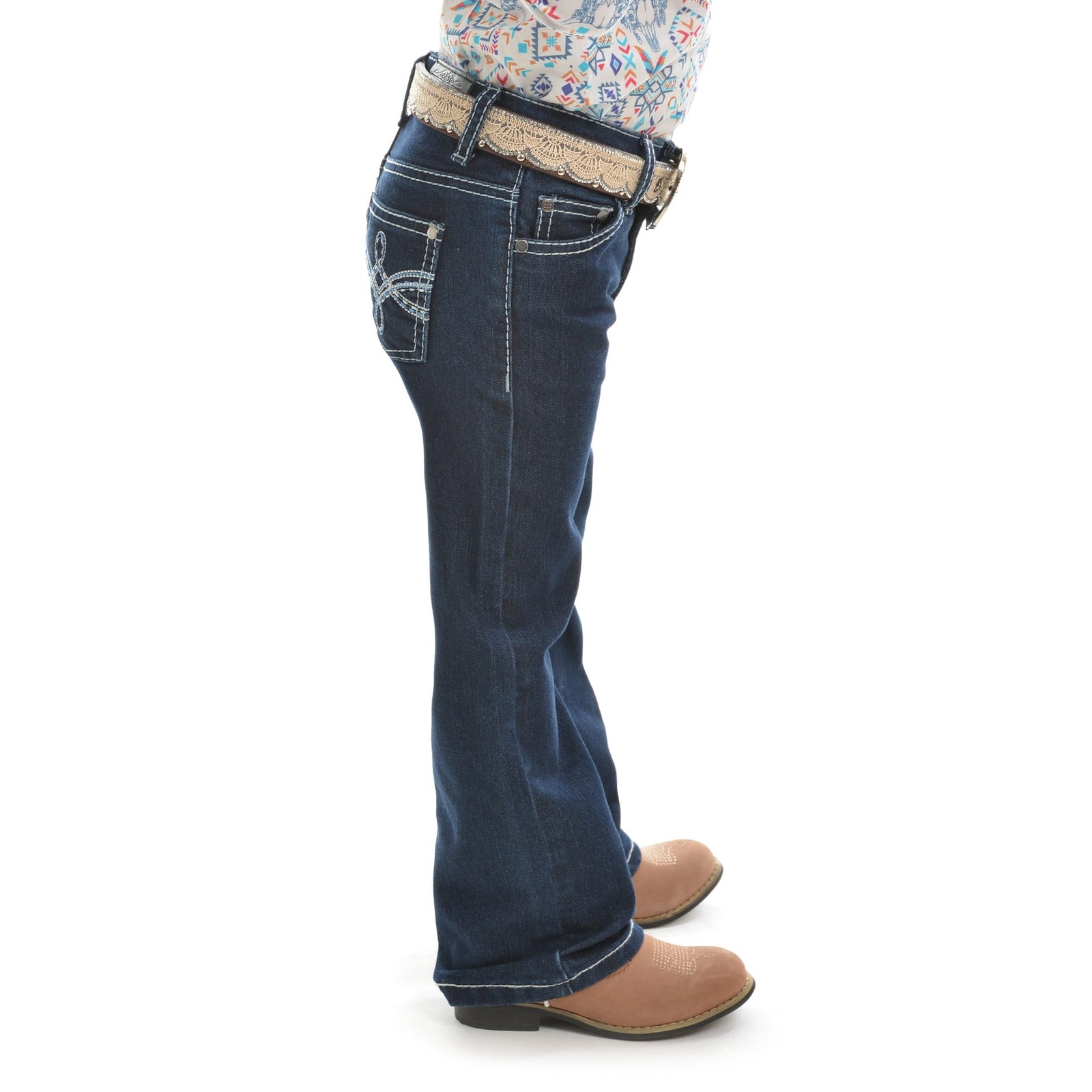 Pure Western Girl's Demi Boot Cut Jean Pure Western