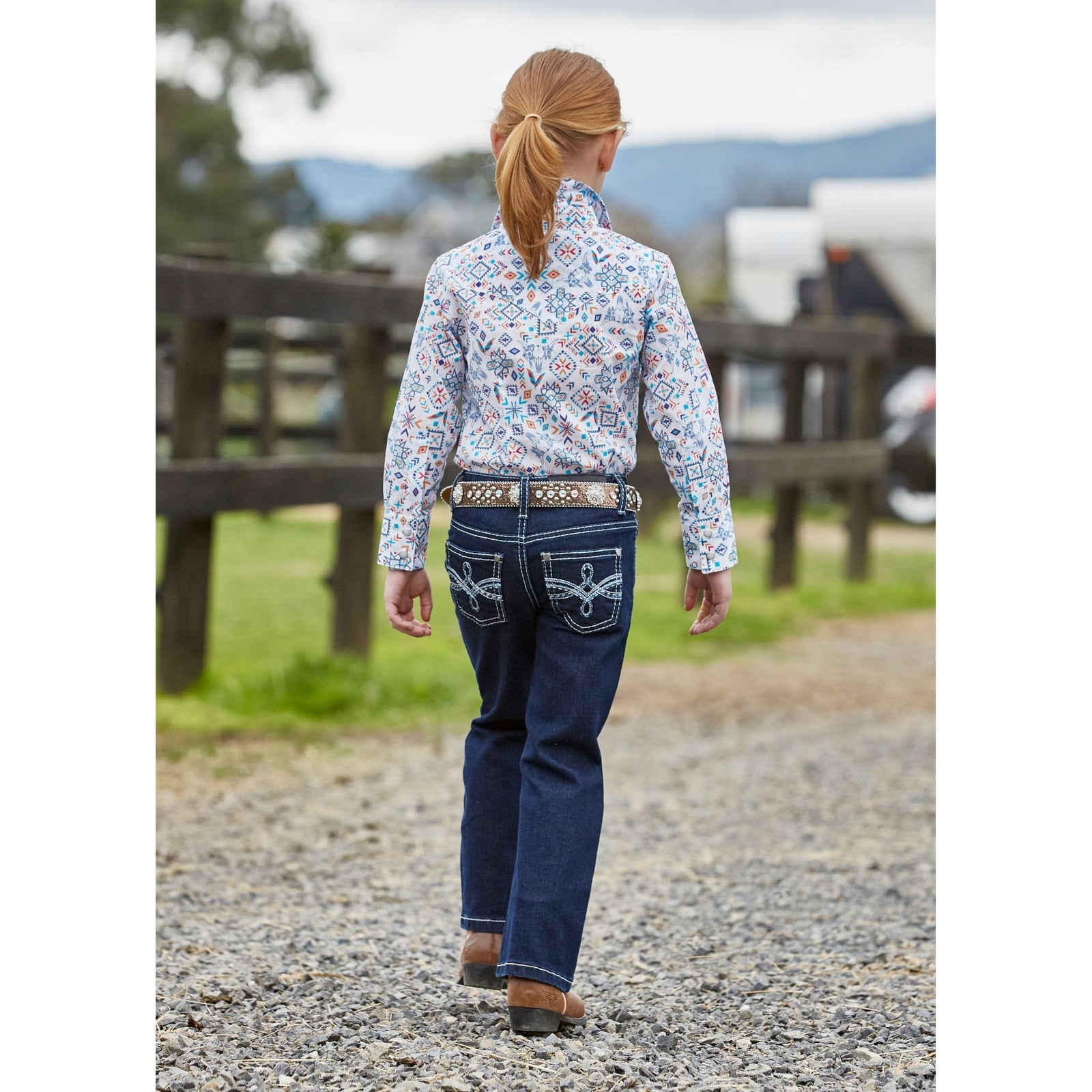 Pure Western Girl's Demi Boot Cut Jean Pure Western