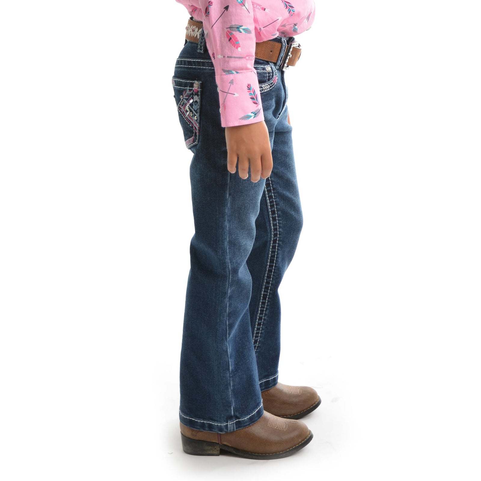 Pure Western Girl's Holly Boot Cut Jean Pure Western