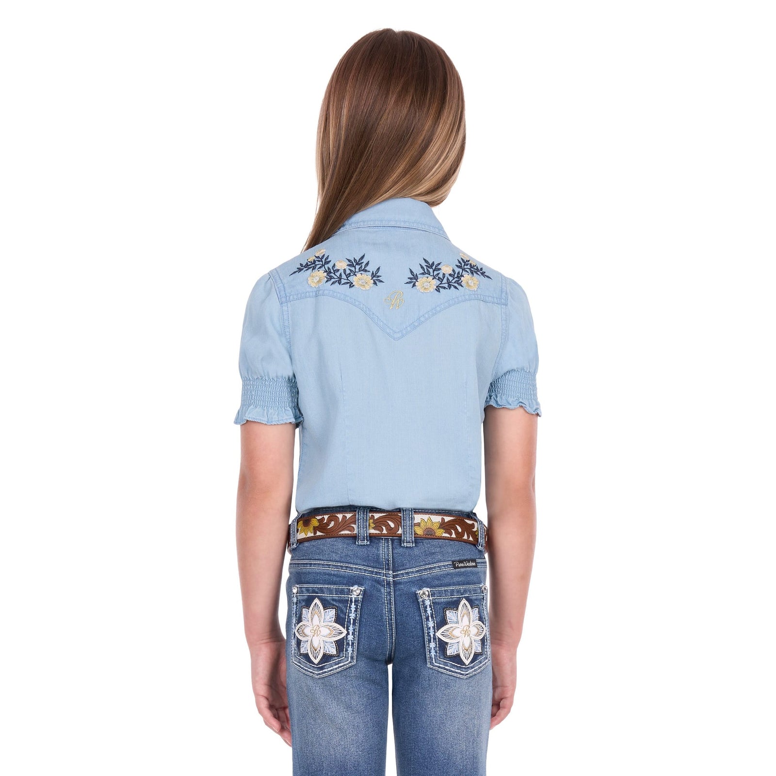 Pure Western Girl's Martha Short Sleeve Western Shirt Pure Western