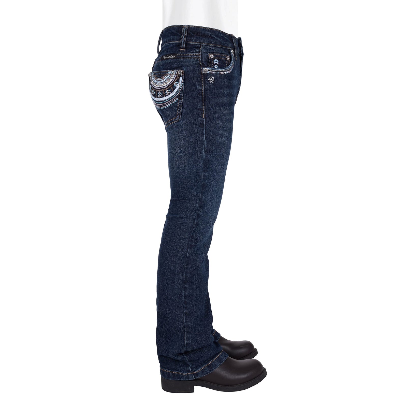 Pure Western Girl's Pat Boot Cut Jean Pure Western