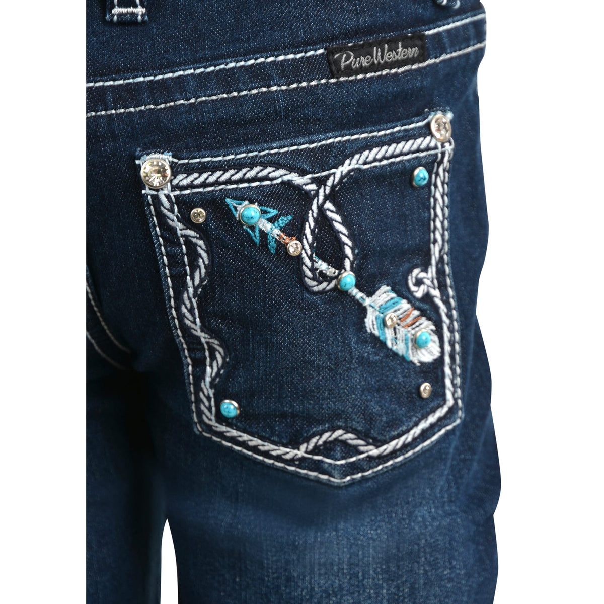 Pure Western Girl's Rhian Boot Cut Jean Pure Western