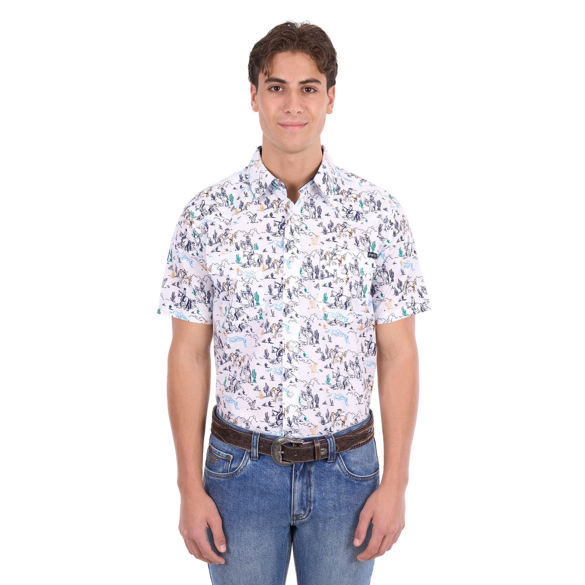 Pure Western Men's Mike Short Sleeve Western Shirt Pure Western