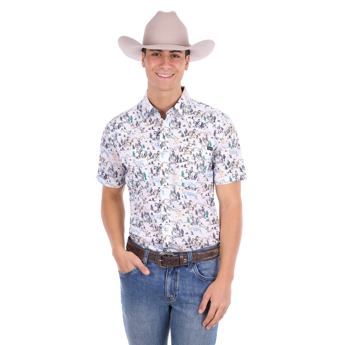 Pure Western Men's Mike Short Sleeve Western Shirt Pure Western
